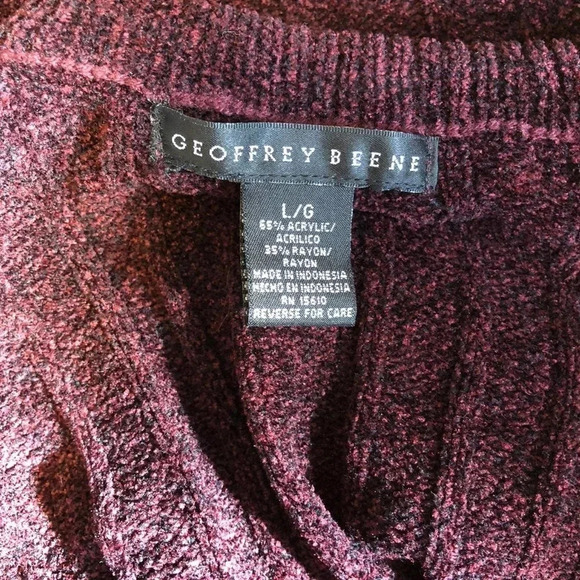 Geoferey Beene Women Soft Cozy Sweater Size L - Picture 4 of 5